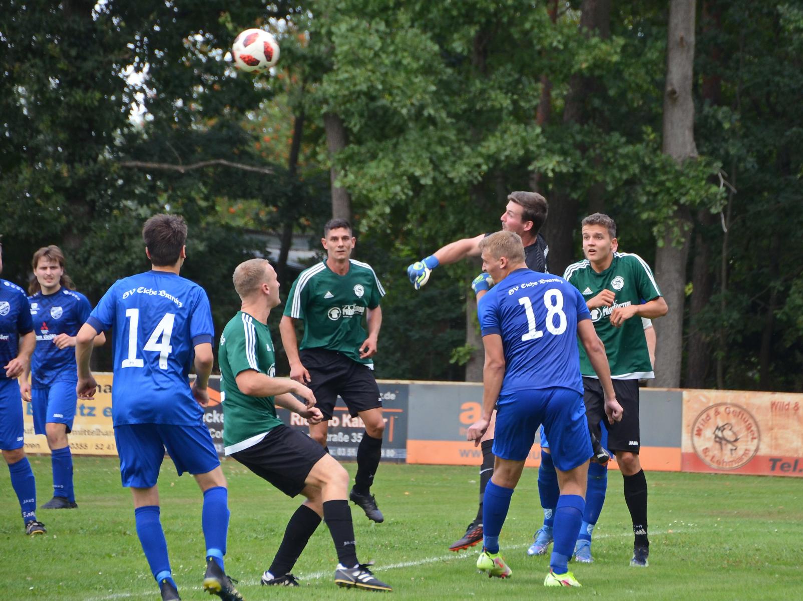 Spielbericht: 1. Pokalrunde 22/23 : Kahrener SV - Eiche Branitz 0:3 (0:1), 14.08.2022